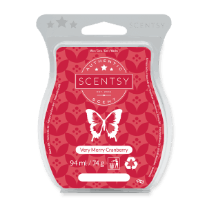 VERY MERRY CRANBERRY SCENTSY WAX BAR