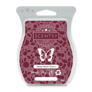 SIMPLY BLACK CHERRY SCENTSY WAX BAR