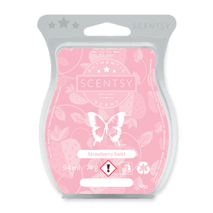 STRAWBERRY SWIRL SCENTSY WAX BAR