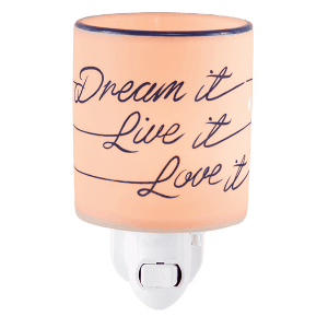 DREAM IT, LIVE IT, LOVE IT PLUG IN WAX WARMER FROM SCENTSY