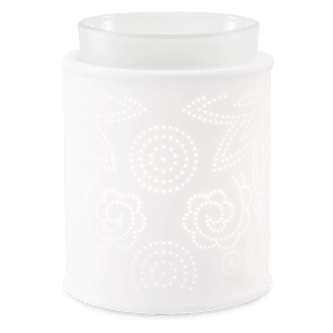 PINHOLE PAISLEY WAX WARMER