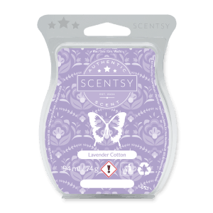 LAVENDER COTTON SCENTSY WAX BAR