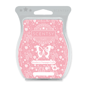 STRAWBERRY CHAMPAGNE TRUFFLE SCENTSY WAX BAR
