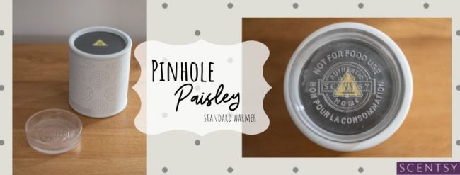 Pinhole Scentsy Pinhole Paisley Warmer