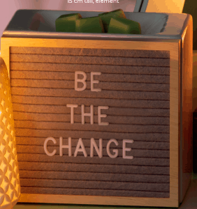 Letterboard Scentsy Warmer