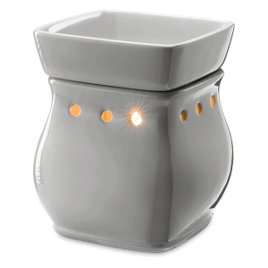 CLASSIC CURVE-GLOSS GRAY SCENTSY WAX WARMER