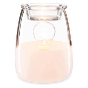 GLASS HALF FULL SCENTSY WAX WARMER