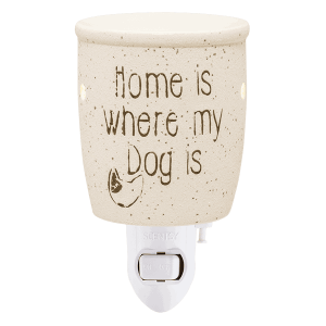 HOME IS WHERE MY DOG IS TABLETOP SCENTSY WAX WARMER