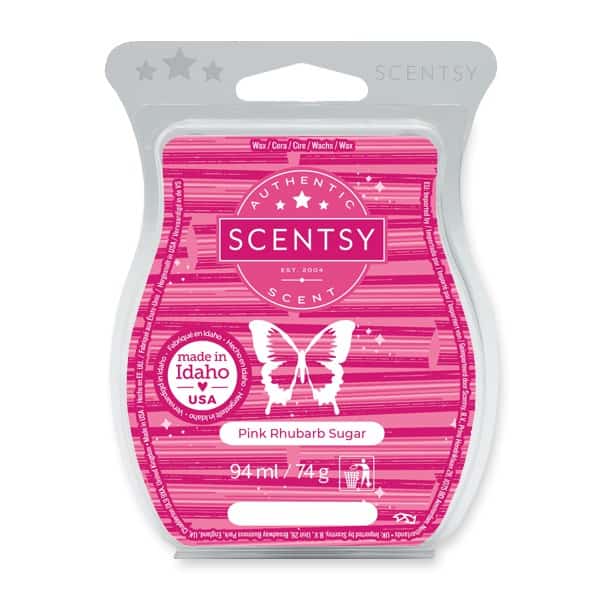Pink Rhubarb Sugar Scentsy Bar 2026 Pink Rhubarb Sugar Scentsy Bar