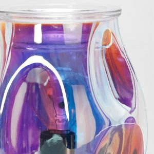 Bubbled Iridescent Wax Warmer Scentsy Close up