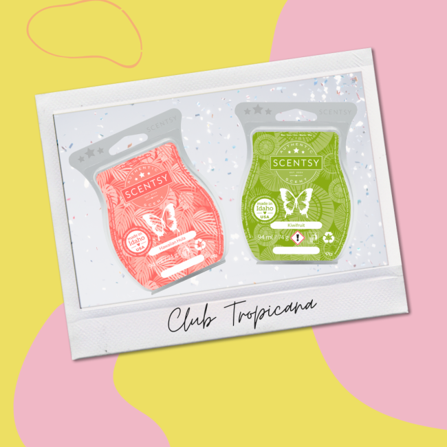 club-tropicana July 2022 Scentsy Mixology Recipe