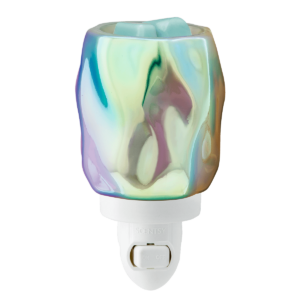 Bubbled Iridescent Scentsy Plug In Warmer off