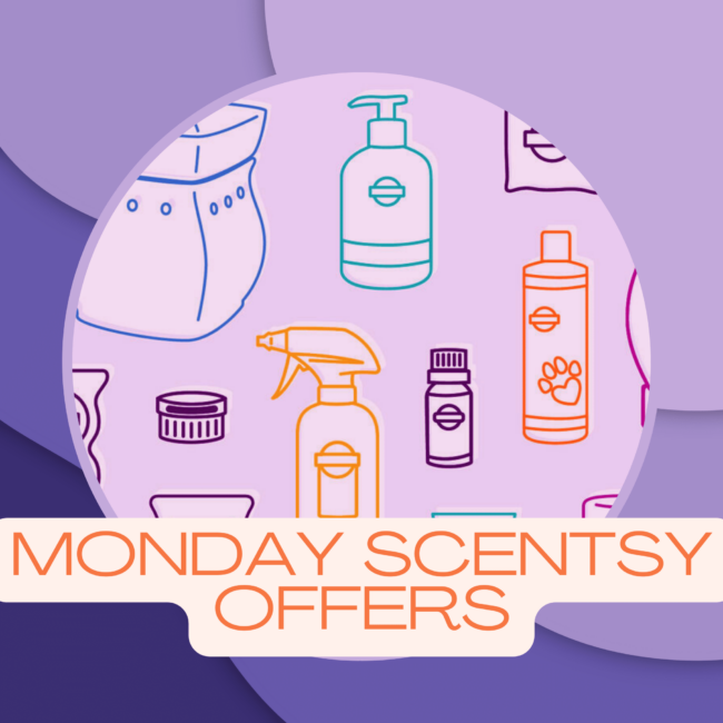 Blue and Peach Gradient Facebook Profile Picture Save 50% off Scentsy On Mondays