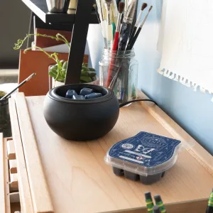 Mod Black Scentsy Warmer Styled