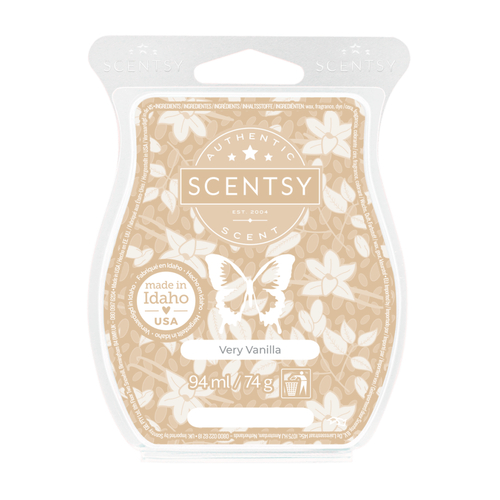 Very Vanilla Scentsy Wax Melts 2024