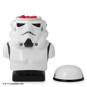 Storm Trooper Wax Warmer Hand paintedGlows when lit