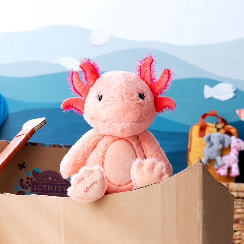 The Top 5 Must-Haves from the Scentsy Catalogue 2024 Autumn Winter 2025 Blush the Axolotl Scentsy Buddy - Stylized 2