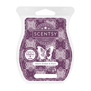 Warm Amber and Plum Scentsy Wax Melts