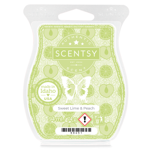 Sweet Lime & Peach Scentsy Wax Melts