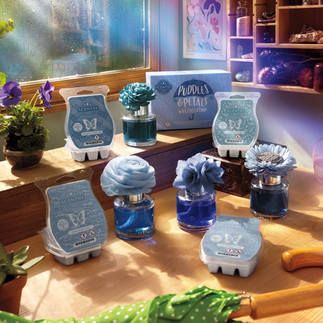 scentsy puddles and petals collection