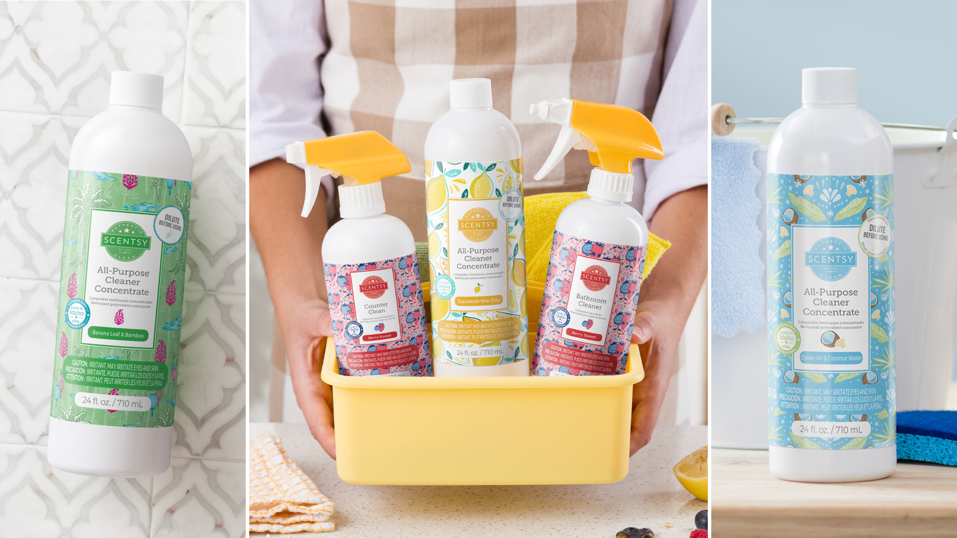 bye to grime with scentsy clean