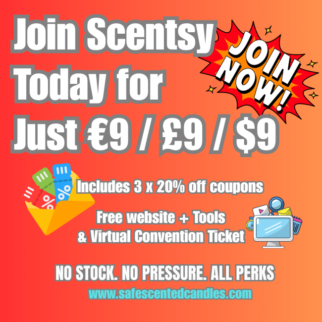 join scentsy today for just €9