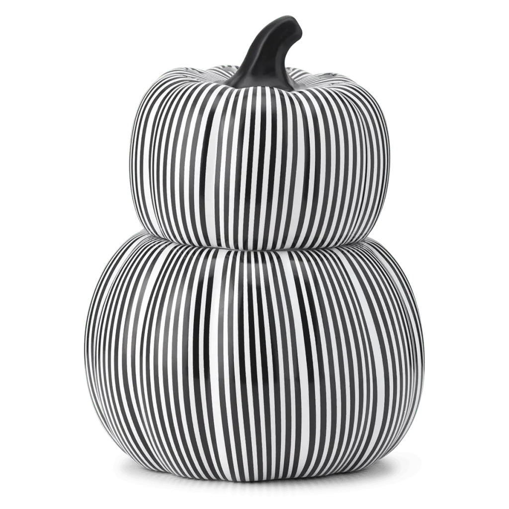 🍂 Fall in Love with the Scentsy Autumn Collection 2025 2025 Courtly Striped Pumpkin Warmer 2025