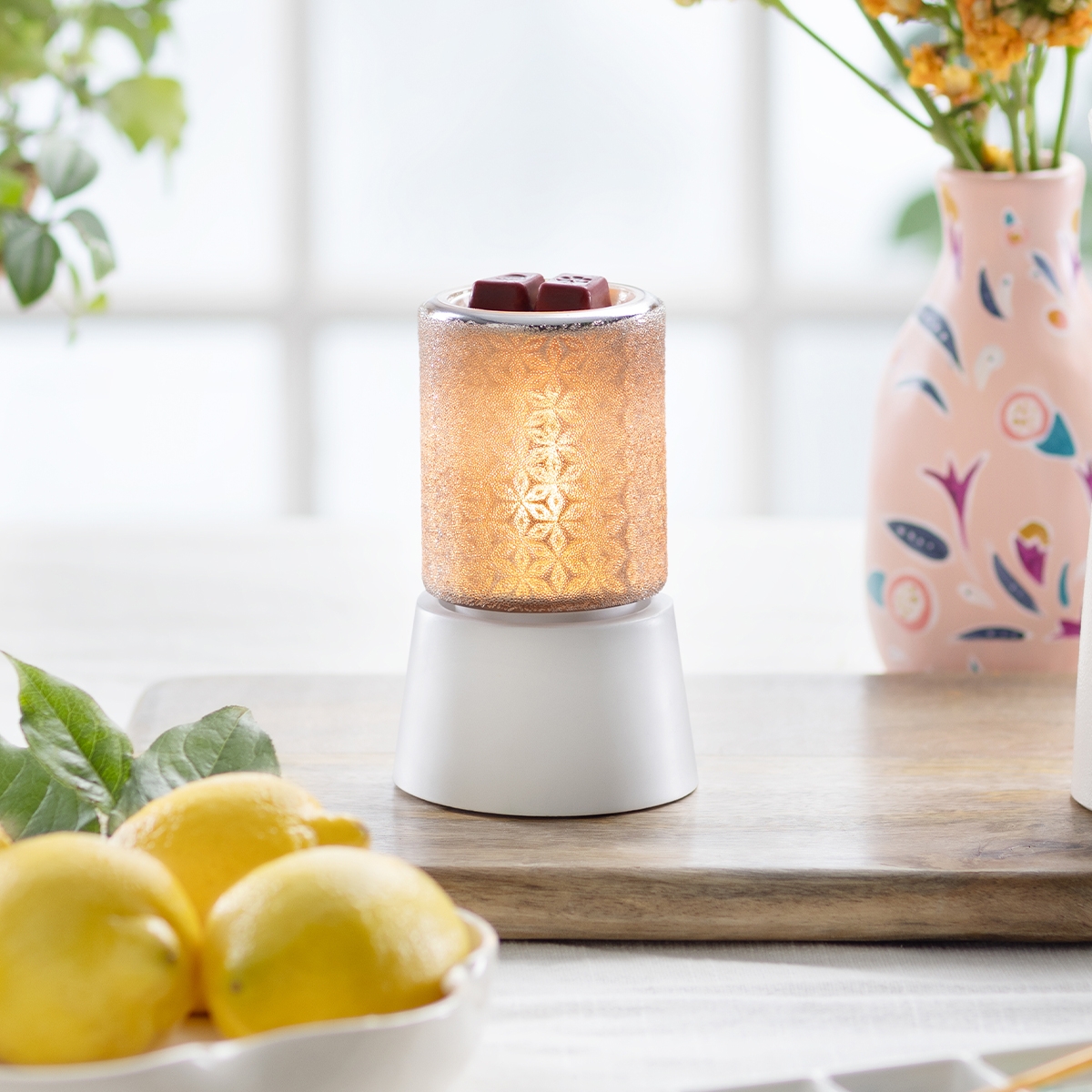 Fancy Filigree Tabletop Scentsy Warmer 2026 Fancy Filigree Tabletop Scentsy Warmer