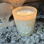 scentsy candle lit