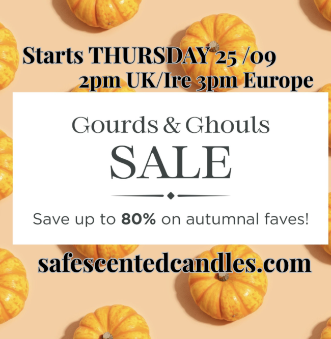 🎃👻 Gourds & Ghouls Scentsy Sale – Starts TODAY at 2 p.m. UK / 3 p.m. CET! 👻🎃