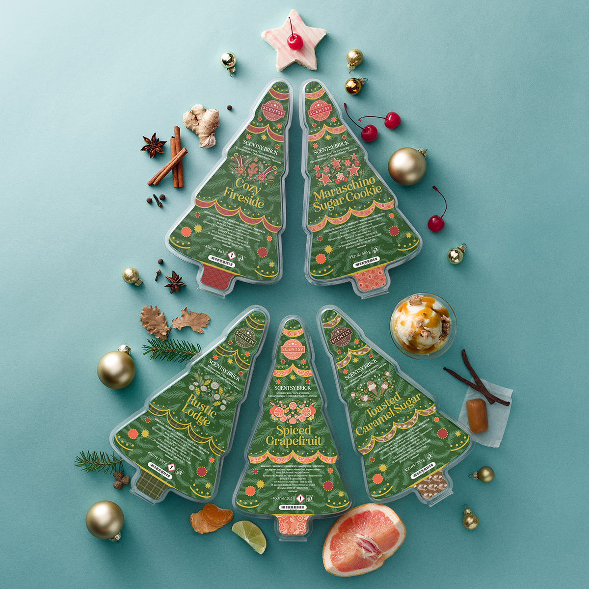 2025 scentsy festive bricks