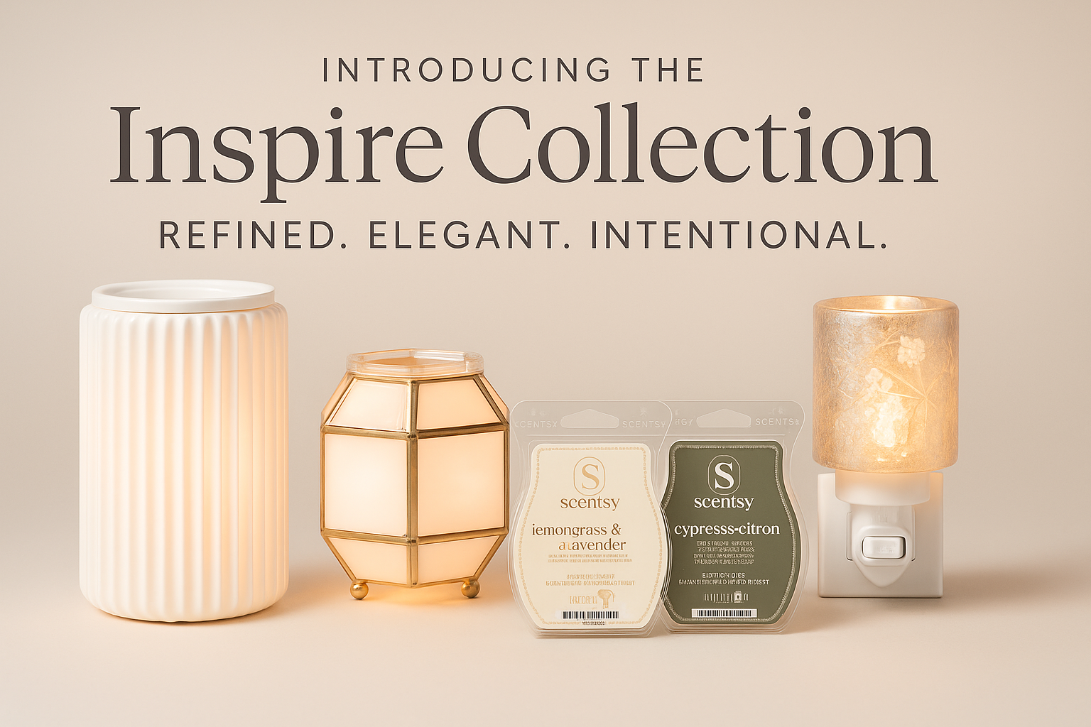 the new scentsy inspire collection