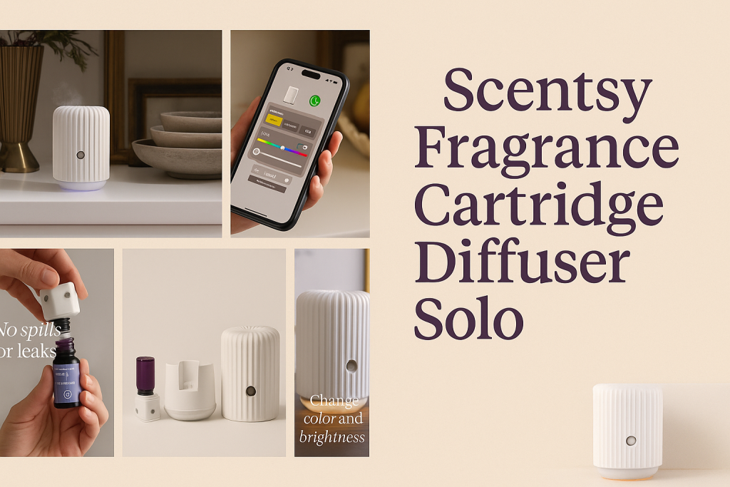 Introducing Smart Fragrance, Perfected — The New Scentsy Fragrance Cartridge Diffuser Solo 2025 scentsy cartridge machine
