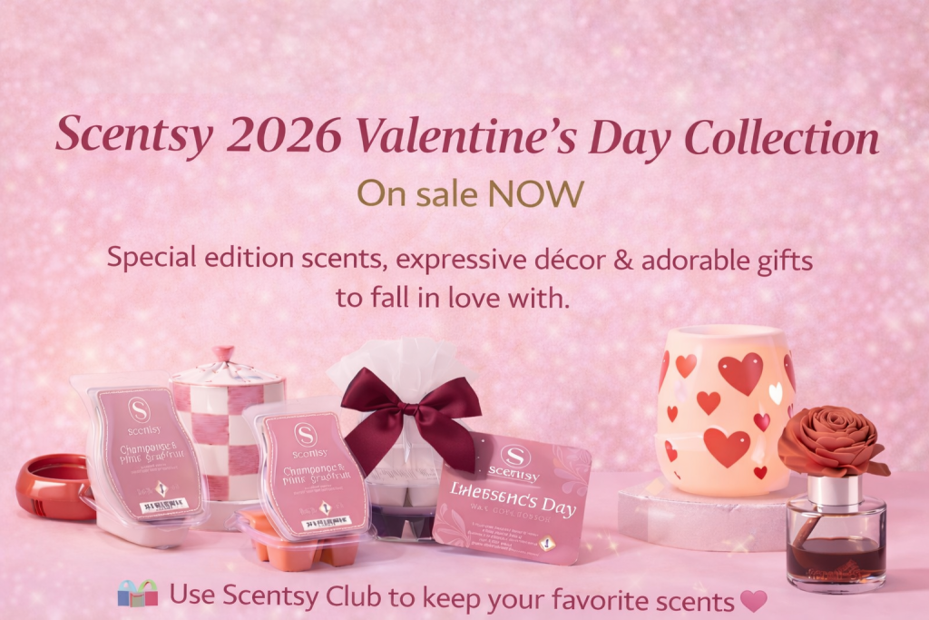 Scentsy 2026 Valentine Collection – Fall in Love with Fragrance & Décor 2026 scentsy 2026 valentine collection