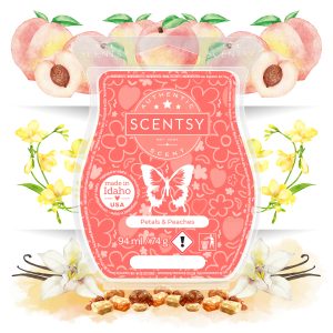 Petals & Peaches Scentsy Wax Melts sytled