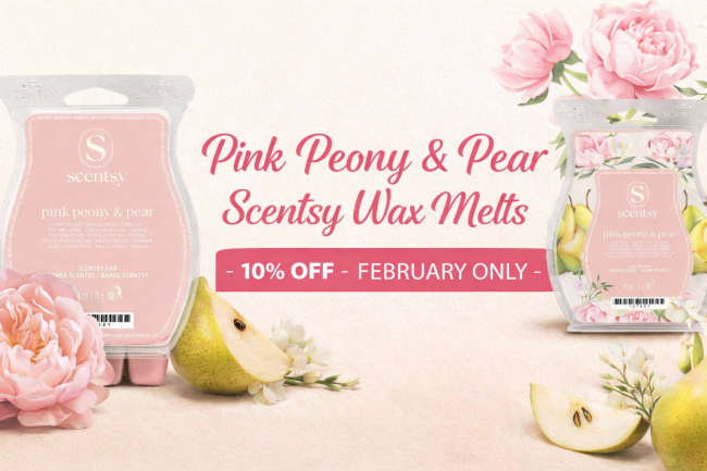 Pink Peony & Pear Scentsy Wax Melts