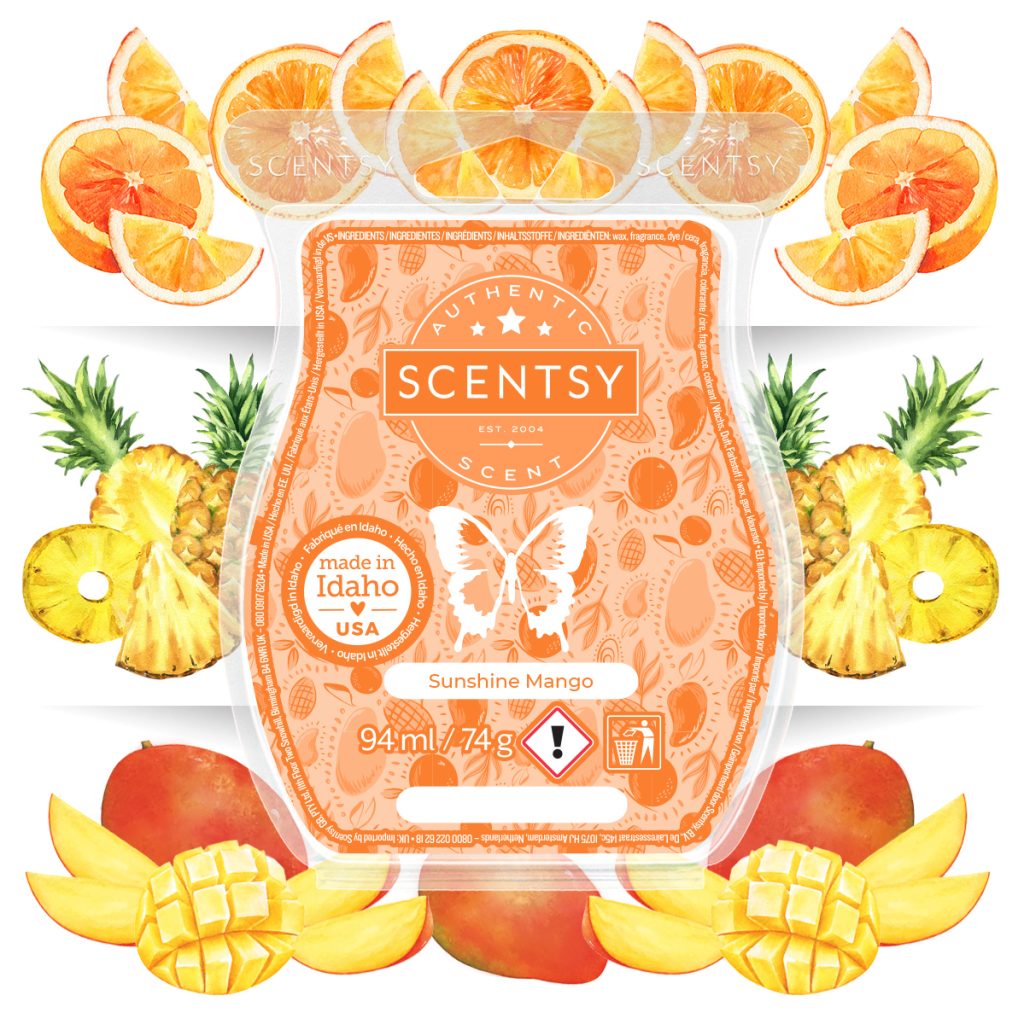 Discontinued Scentsy 2026 List is Out 2026 Sunshine Mango Scentsy Wax Melts