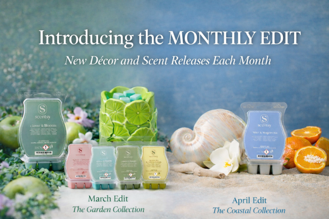 Launching new scentsy monthly edit