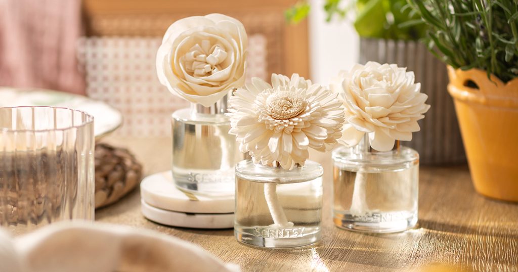 Scentsy UK - Shop Wax Warmers, Wax Melts & Oil Diffusers 2026 scentsy fragrance flowers