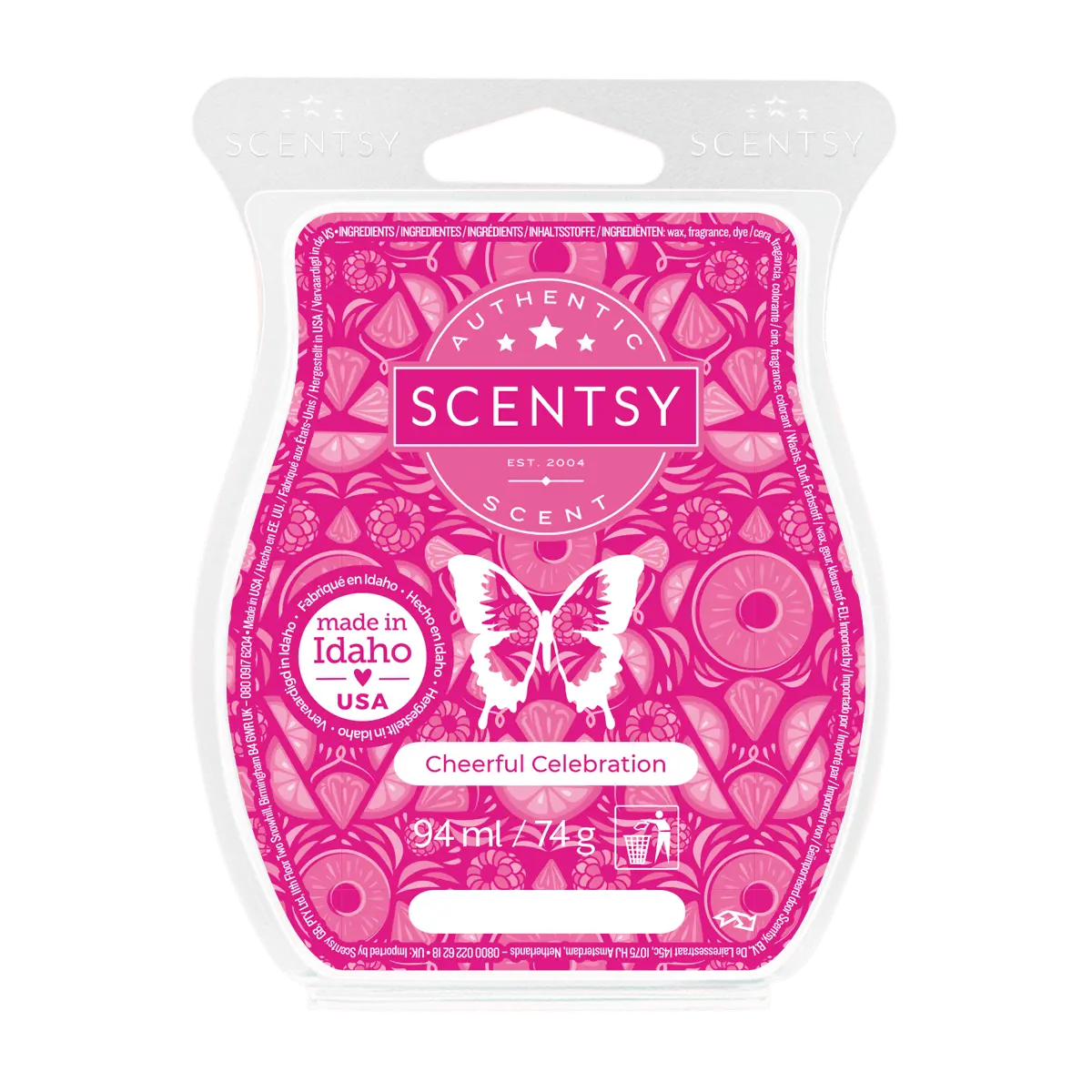 Cheerful Celebration Scentsy Wax Melts 2026 Cheerful Celebration Scentsy Wax Melts