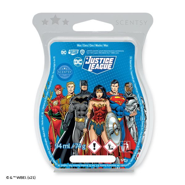 DC Justice League Scentsy Wax Melts 2026 DC Justice League Scentsy Wax Melts