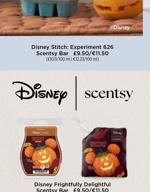 Scentsy Autumn Collection UK 2026 Disney Frightfully Delightful Scentsy Wax Melts