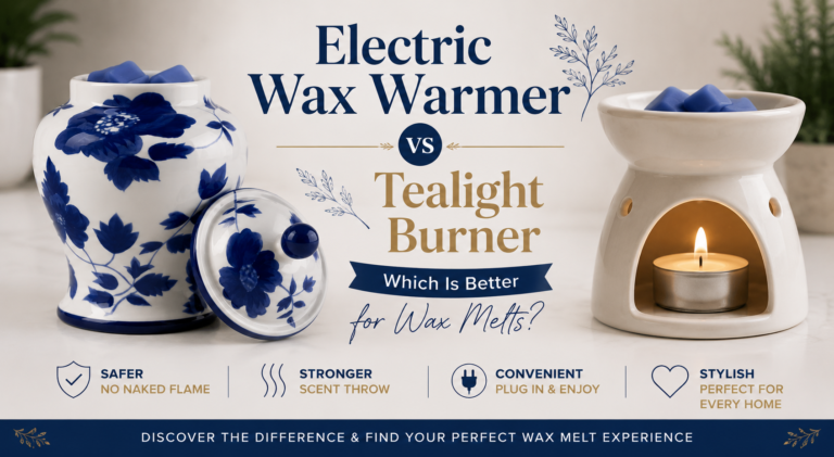 Electric Wax Warmer vs Tealight Burner: Which Is Better for Wax Melts? 2026 Electric Wax Warmer vs Tealight Burner- Which Is Better for Wax Melts?