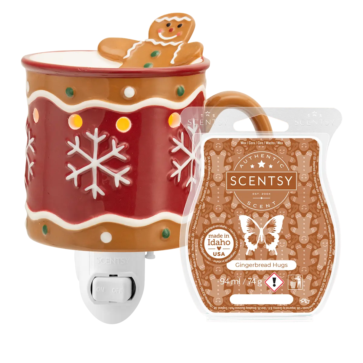 Gingerbread Joy Scentsy Mini Warmer Bundle 2026 Gingerbread Joy Scentsy Mini Warmer Bundle