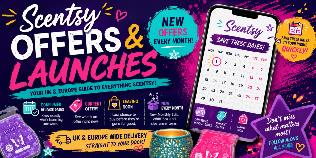 Scentsy Offers Calendar: Deals On Now and Coming Soon 2026 Scentsy Offers Calendar