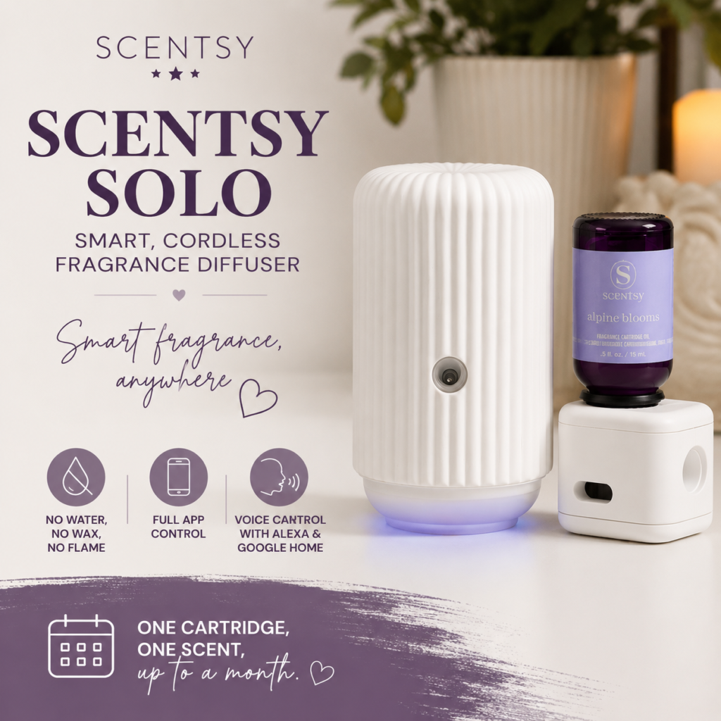 Scentsy Solo Diffuser 2026 scentsy solo the total fragrance package