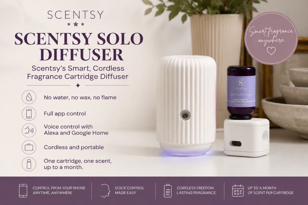 Scentsy Solo Diffuser 2026 smart diffuser banner 2026