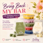 Scentsy Bring Back My Bar Round 2: Seven Returning Fragrances Available 1 August 2026 August round two bring back my bar