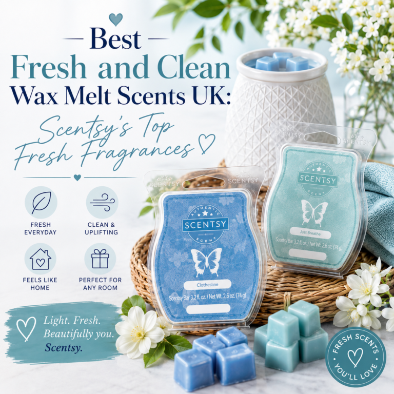 Best Fresh and Clean Wax Melt Scents UK: Scentsy's Top Fresh Fragrances 2026 Best Fresh and Clean Wax Melt Scents