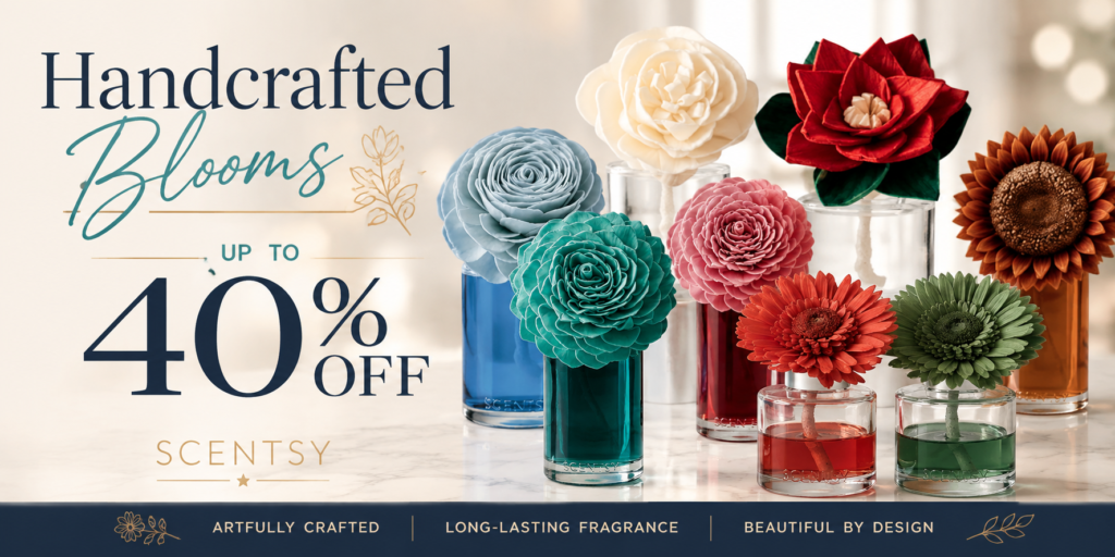 Discounted Scentsy Fragrance Flowers: Handcrafted Blooms Up to 40% Off 2026 Discounted Scentsy Fragrance Flowers